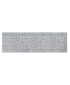Gelpro Nevermove Traditional Jordan Kitchen Runner, 24" X 76" In Blue