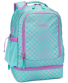 Bentgo Kids Prints 2-in-1 Backpack & Insulated Lunch Bag In Aqua