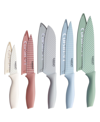 Cuisinart 10-pc. Farmhouse Printed Cutlery Set In Multicolor Pastel Print