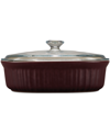 Corningware French Cabernet 2.5-qt. Oval Baker In Cabernet