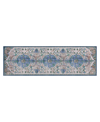 Gelpro Nevermove Retro Taryn Kitchen Runner, 24" X 76" In Blue