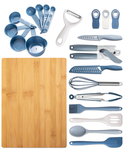 Enchante Cook With Color 24-pc. Essential Kitchen Gadget Set In Multi