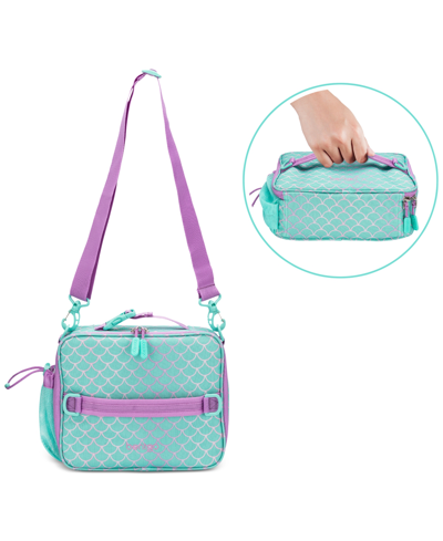 Bentgo Kids Prints Deluxe Insulated Lunch Bag In Aqua