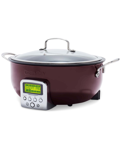 Greenpan Elite Essential Smart Skillet In Fantasy Fig