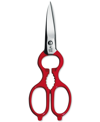 J.A. HENCKELS J.A. HENCKELS MULTI-PURPOSE RED KITCHEN SHEARS