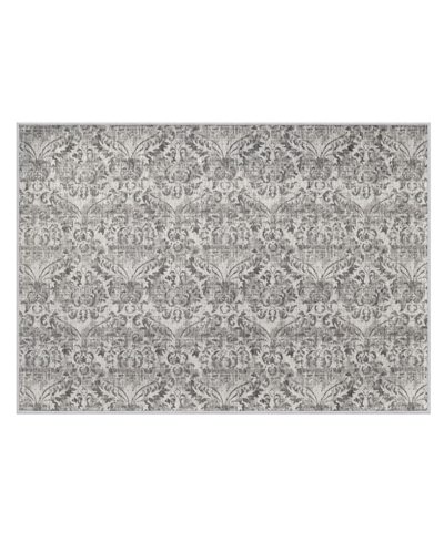 Gelpro Nevermove Biscayne Plush Accent Rug, 24" X 34" In Gray