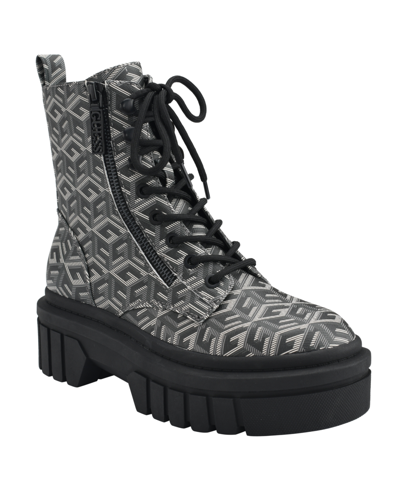 guess lug sole boots