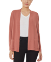 Jones New York Open Front Cardigan In Fawn