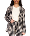 Sanctuary Women's City Houndstooth Blazer In Beige