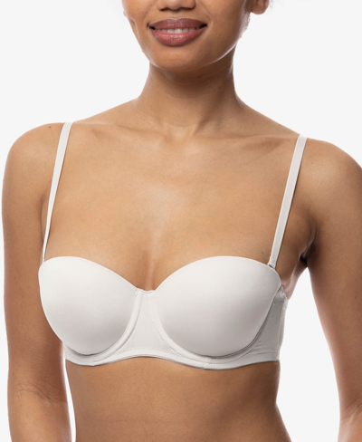 Dorina Frida lightly padded soft bandeau bra with lace detail in