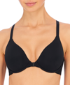 Natori Underwire Front Close Contour Bra In Black