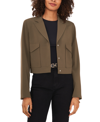 VINCE CAMUTO WOMEN'S NOTCHED COLLAR CROPPED BLAZER