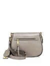 MARC JACOBS Recruit Leather Saddle Bag