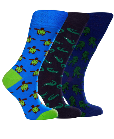 Love Sock Company Women's Ancient Bundle W-cotton Novelty Crew Socks With Seamless Toe Design, Pack Of 3 In Multi Color