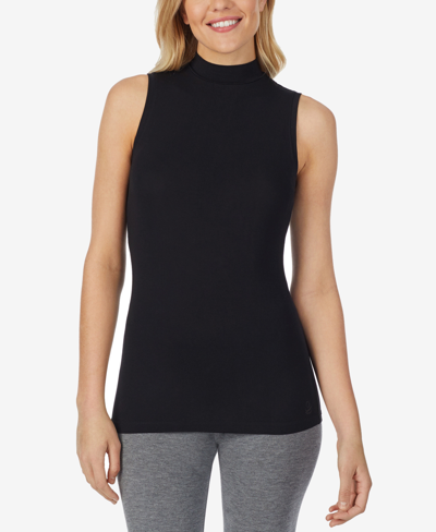 Cuddl Duds Women's Softwear Stretch Tank Top In Black