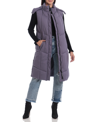 Avec Les Filles Thermalpuff™ Longline Hooded Puffer Vest In Dusk
