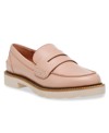 Anne Klein Emmy Womens Padded Insole Manmade Loafers In Blush