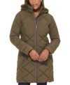 TOMMY HILFIGER WOMEN'S HOODED QUILTED PUFFER COAT