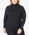 CUDDL DUDS PLUS SIZE SOFTWEAR WITH STRETCH TURTLENECK