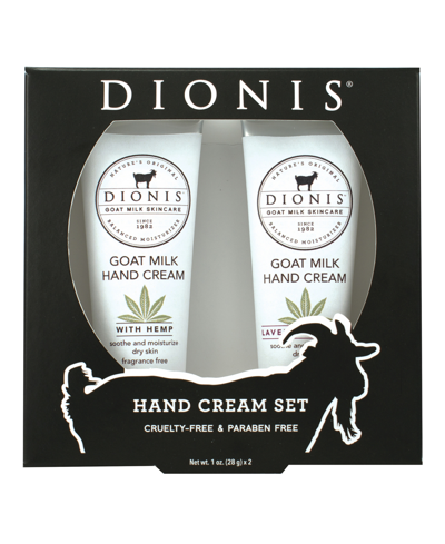 Dionis Hemp Goat Milk Hand Cream Duo Set, 2 Piece
