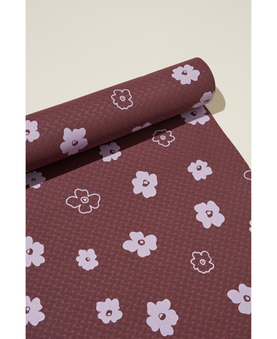 Cotton On Body Printed Yoga Mat In Daisy Spot