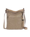The Sak Lucia Crochet Crossbody Bag In Bamboo Static