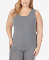 CUDDL DUDS PLUS SIZE SOFTWEAR WITH STRETCH REVERSIBLE TANK TOP