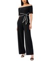 ADRIANNA PAPELL WOMEN'S OFF-THE-SHOULDER JUMPSUIT