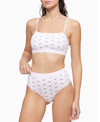 Calvin Klein Women's Ck One Micro Bralette In Sleeping Star Print