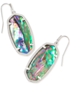 Kendra Scott 14k Gold Plated Elle Drop Earrings In Lilac Abalone