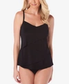 Magicsuit Chloe Tiered Tankini Top Women's Swimsuit In Black