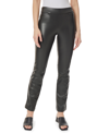 Jones New York Coin Pocket Pull-on Faux Leather Bootcut Pants In Jones Black
