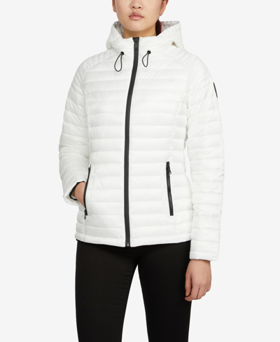 Pajar Women's Aurora Quilted Packable Puffer Coat In White Op