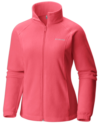 Columbia Plus Size Benton Springs Fleece Jacket In Blush Pink