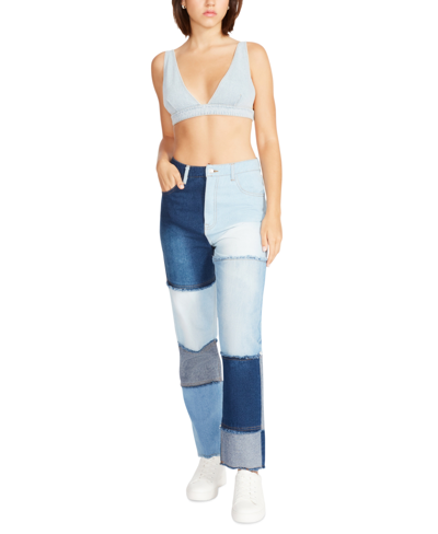 Steve Madden Women's Kylie Colorblocked Jeans In Blue