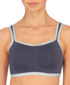 Natori High-impact Yogi Contour Convertible Full Coverage Sports Bra 731050 In Ash Navy/linen