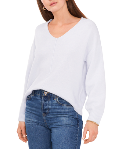 Vince Camuto V-neck Sweater In White
