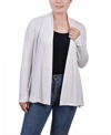 Shop Ny Collection Women's Sleeve Swing Cardigan Sweater In White