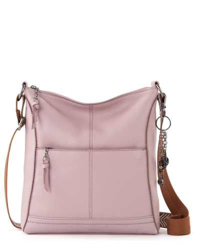 The Sak Lucia Leather Crossbody In Rosewood