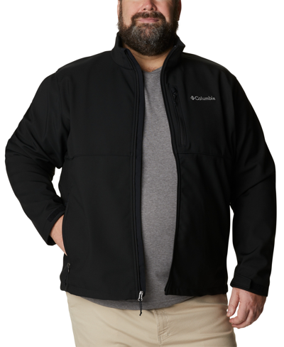 Columbia Men's Big & Tall Ascender Softshell Jacket In Black