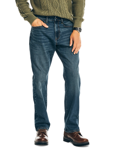 Nautica Men's Original Relaxed-fit Stretch Denim 5-pocket Jeans In Atlantic Coast