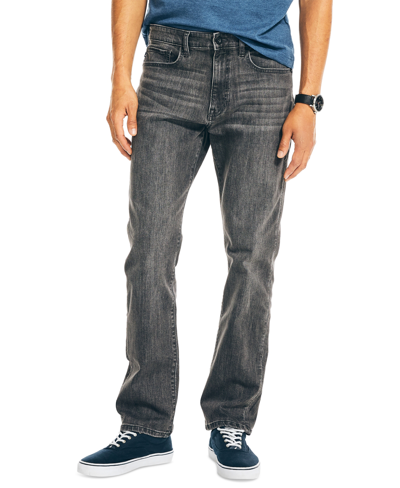 Nautica Men's Vintage Straight-fit Stretch Denim 5-pocket Jeans In Midnight Tide