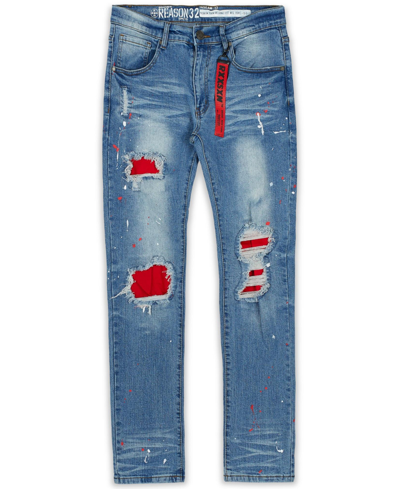 Reason Men's Vincent Denim Jeans In Medium Blue