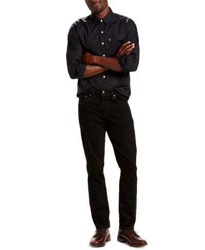Levi's Men's 511 Flex Slim Fit Jeans In Native Cali Black