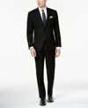Kenneth Cole Reaction Mens 2pc Professional Two-button Suit In Black