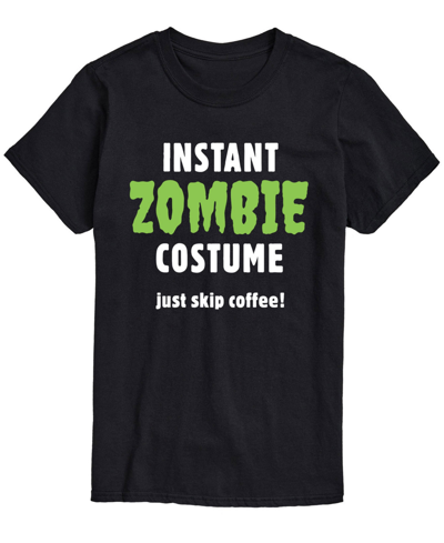 Airwaves Men's Instant Zombie Costume Classic Fit T-shirt In Black