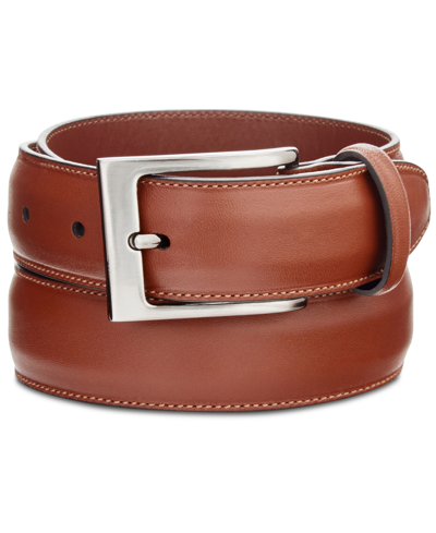 Perry Ellis Portfolio Men's Leather Belt In Brown