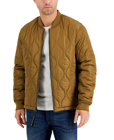 Hawke & Co. Men's Diamond Quilted Heritage Jacket, Created For Macy's In Bark