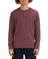 Levi's Men's Standard Fit Long Sleeve Henley T-shirt In Huckleberry