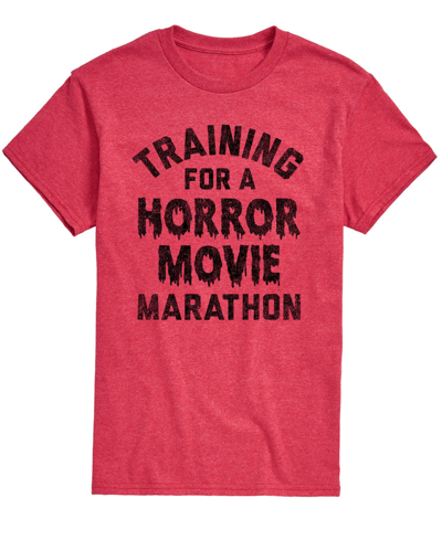 Airwaves Men's Training For Horror Movie Classic Fit T-shirt In Red